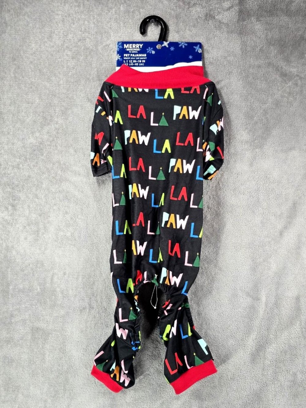 Petco Merry Makings Christmas Holiday PJs Dog Pet Apparel Clothes Size Large New